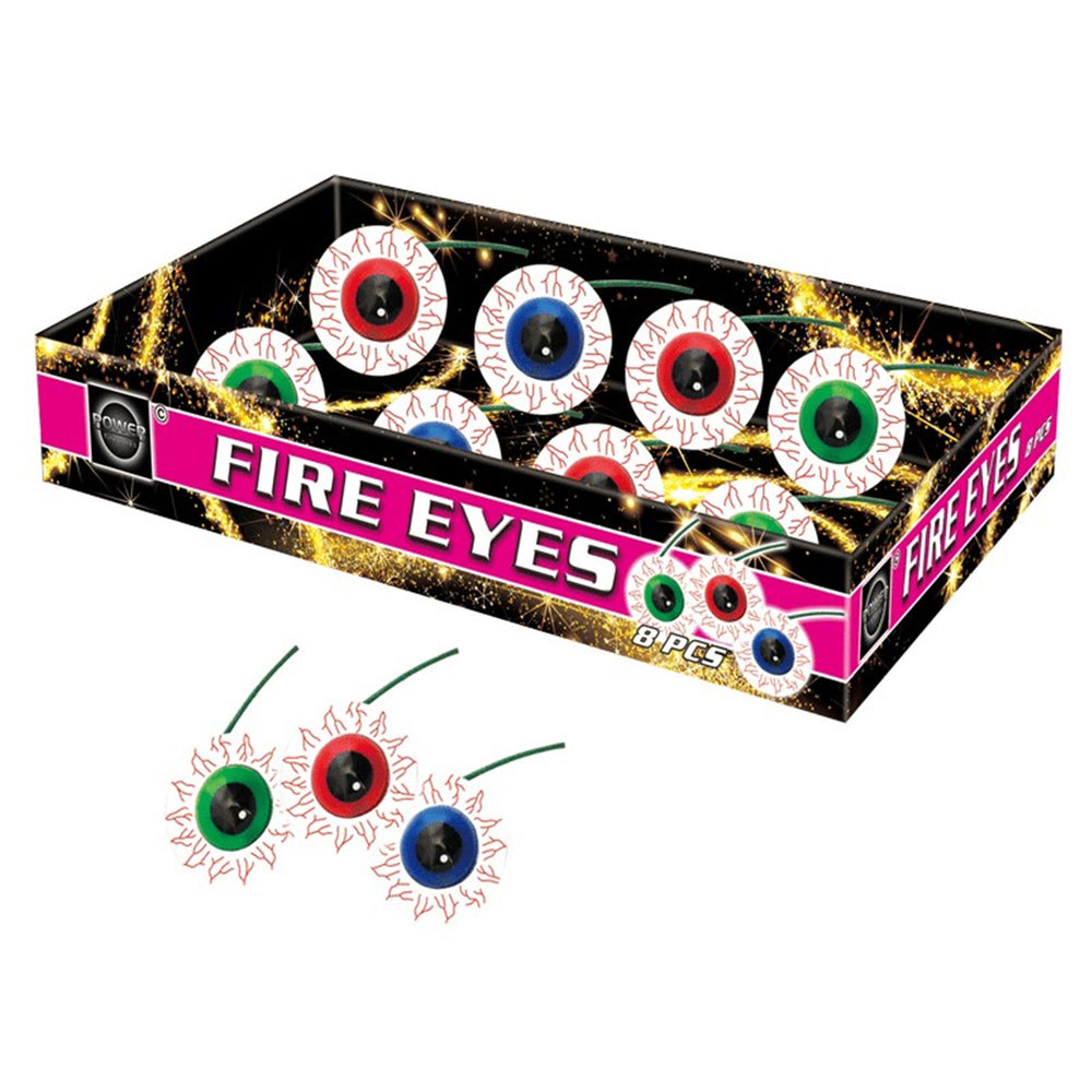 Broekhoff 8 zilveren spinners met crackling effecten.