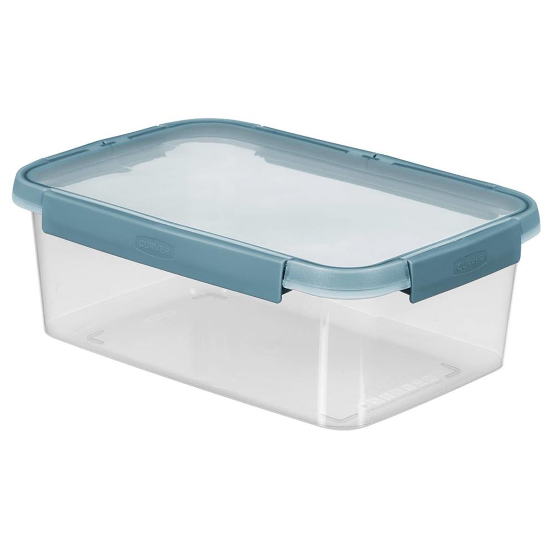 Curver smart fresh vershouddoos rechthoekig 3,5l transparant grijs