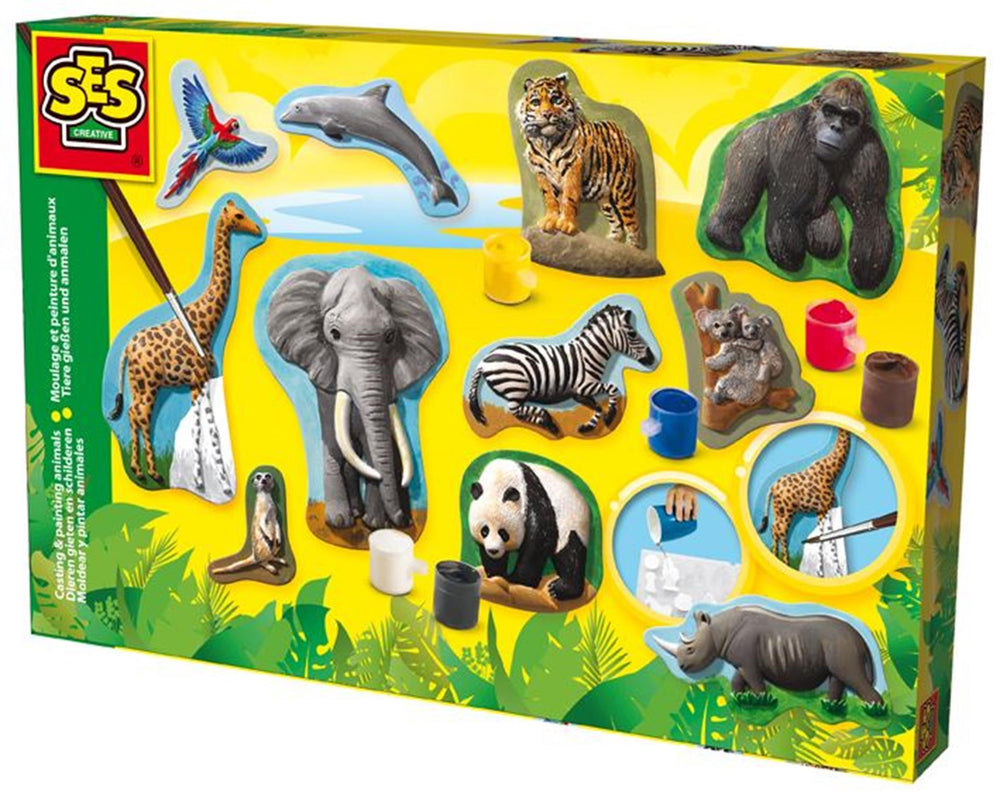 Ses gieten en schilderen - dieren