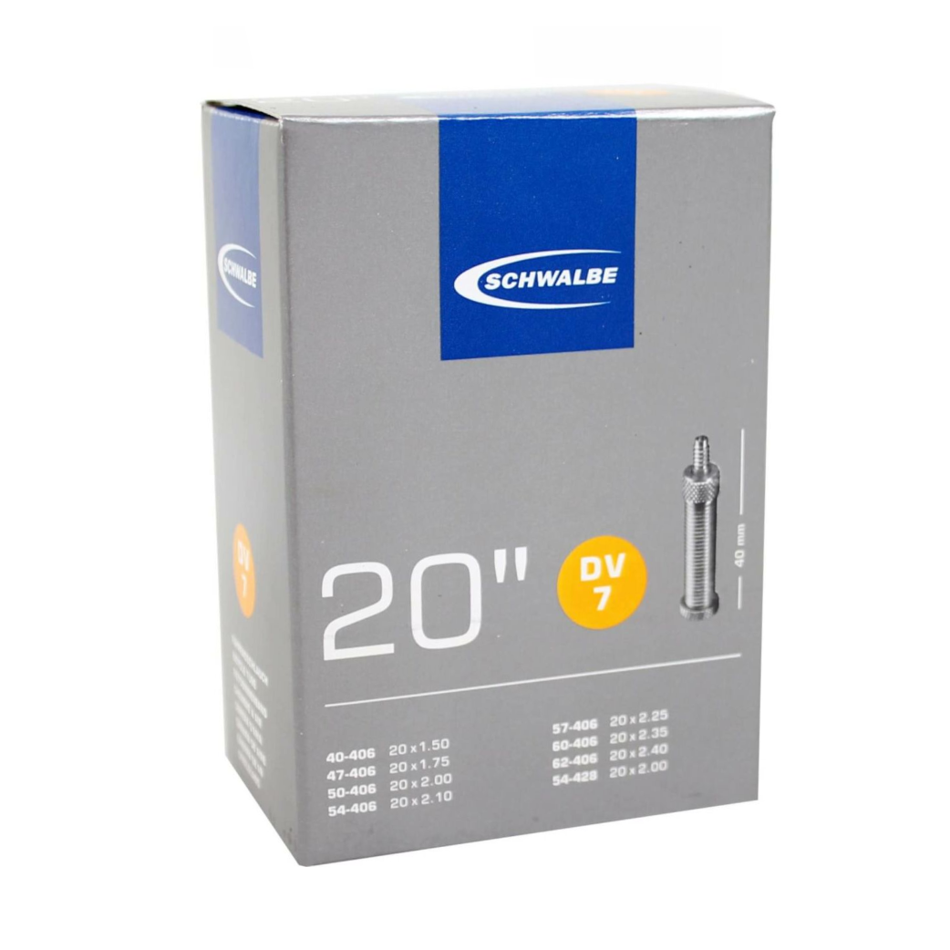 Chambre à air Schwalbe DV7 20 40 62-406 - valve 40mm