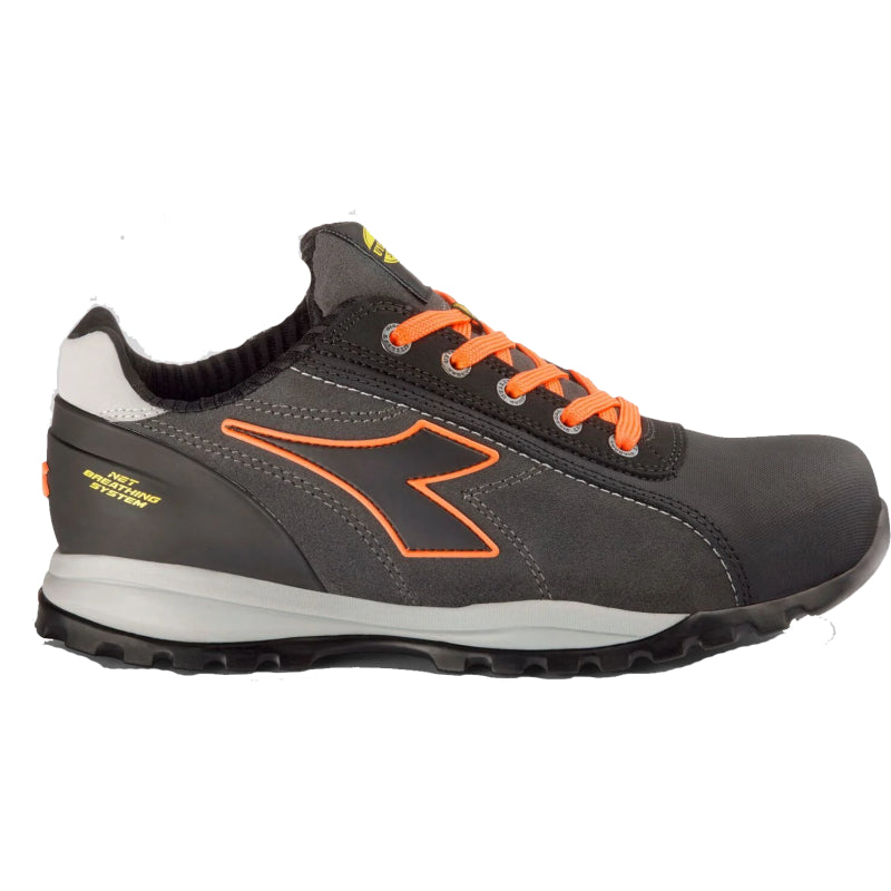 Diadora werkschoen glove net laag pro 181122 s1p asfalt oranje | asfalt oranje fluo | maat 44 - 8053607616206