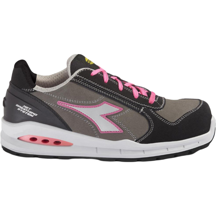 Diadora werkschoen run net ab 181148 s3s d0447 | smoked pearl silver d0447 | maat 37 - 8053607620944