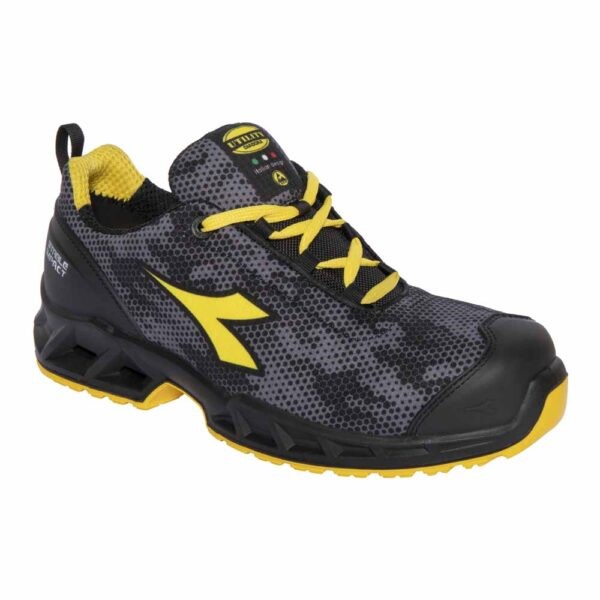 Imp diadora werkschoen shark stable act low 181158 s3s | zwart grijs | maat 40 - 8053607618033