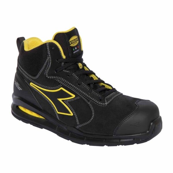 Diadora werkschoen run net mid 181150 s3s | zwart | maat 38 - 8053607623235