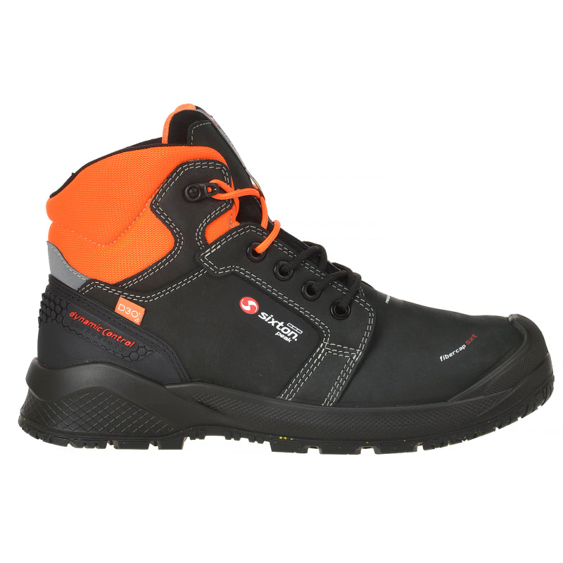 Sixton peak anversa 45527-00 s3s | zwart oranje | maat 43 - 8053470576980