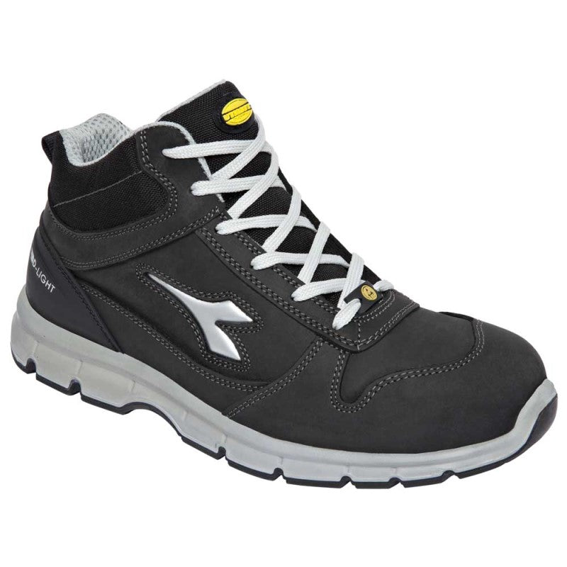 Diadora werkschoen run mid s3s 181155 | zwart 80013 | maat 35 - 8053607622924