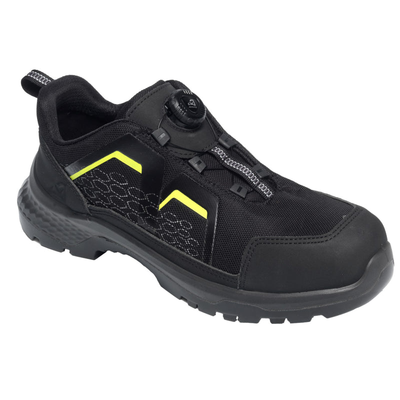 Emma werkschoen crossforce flex low s3s | zwart | maat 38 - 8715316155758