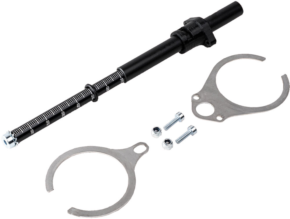 Reverse components travel and sag indicator 2.0