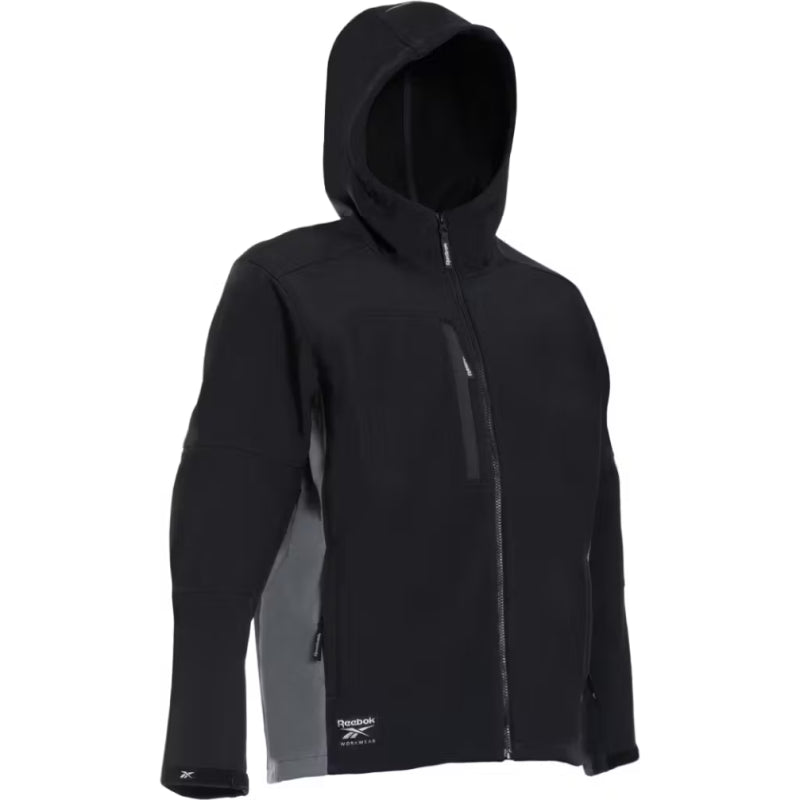 Reebok softshell jack 004 zwart | zwart | maat m - 690774740822