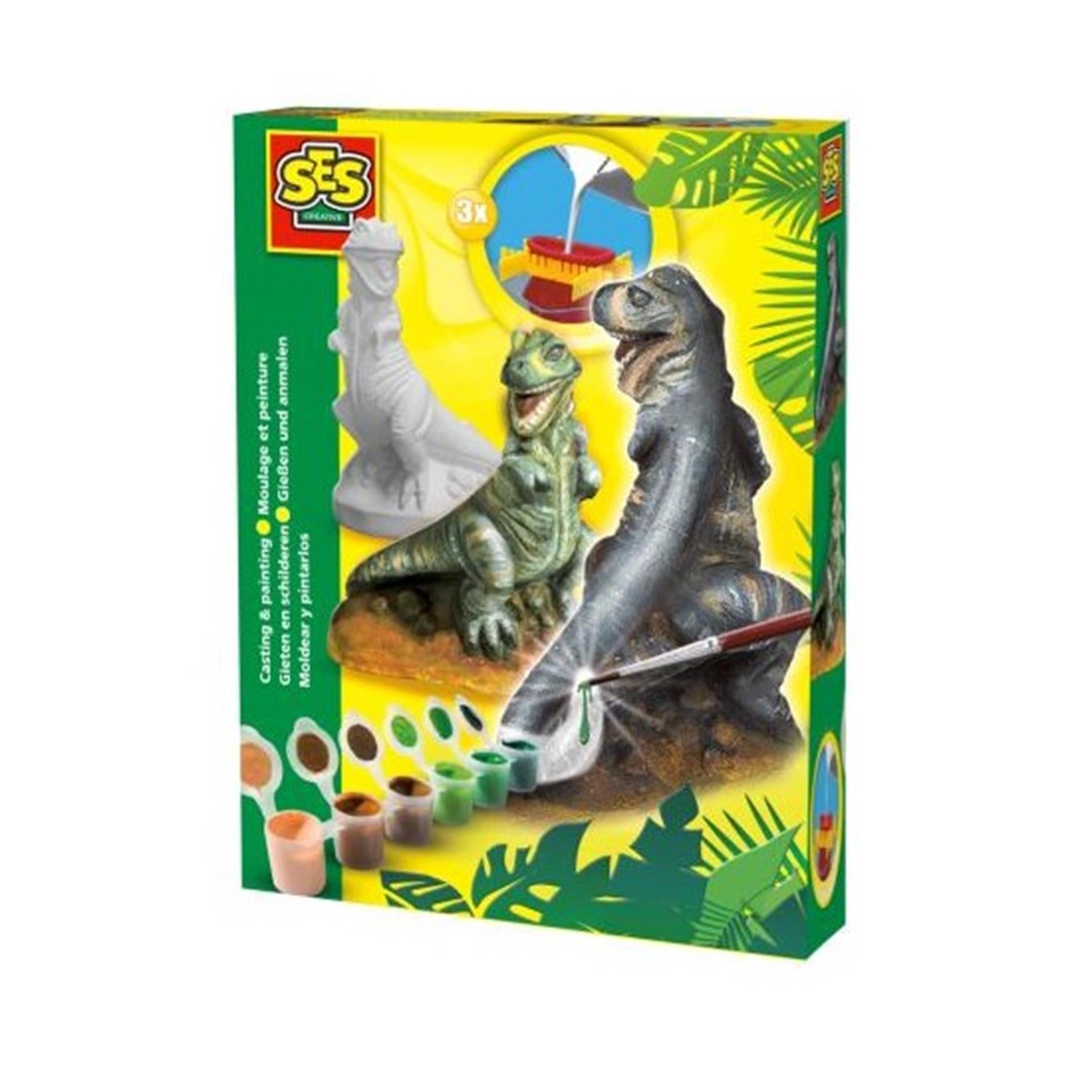 Ses figuren gieten, t-rex