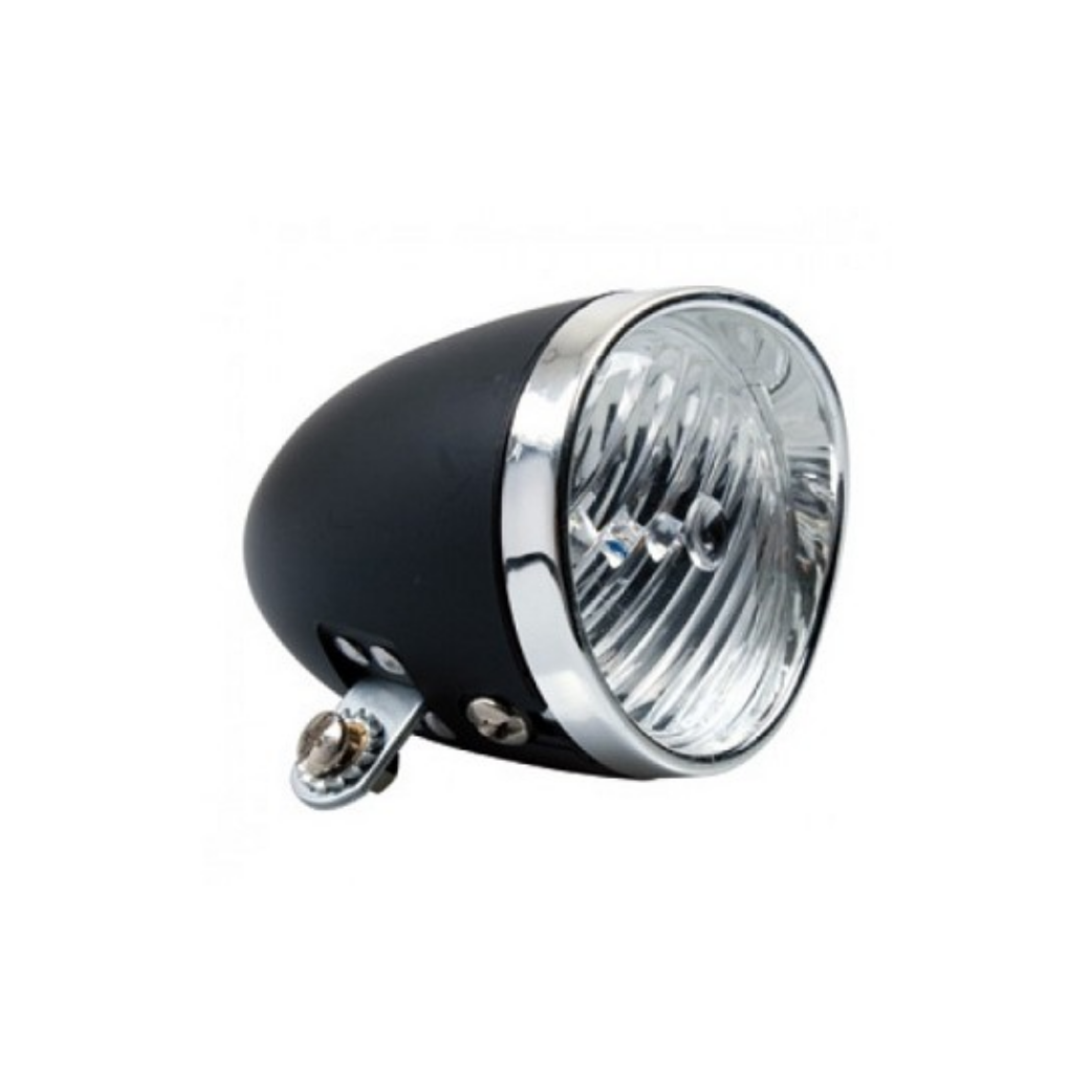 Simson Classic led-koplamp, zwart Batterij