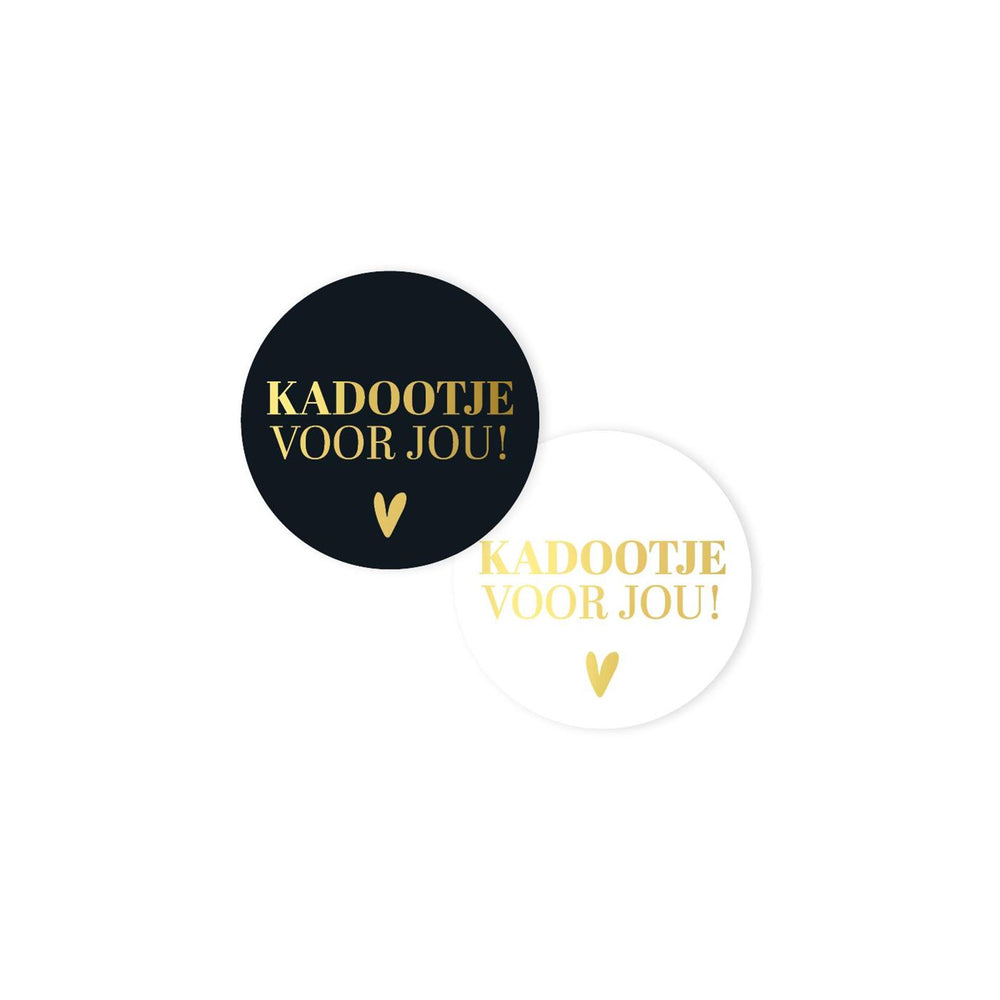 Kassaplan stickers kadootje voor jou ø50mm rol a 250 stuks
