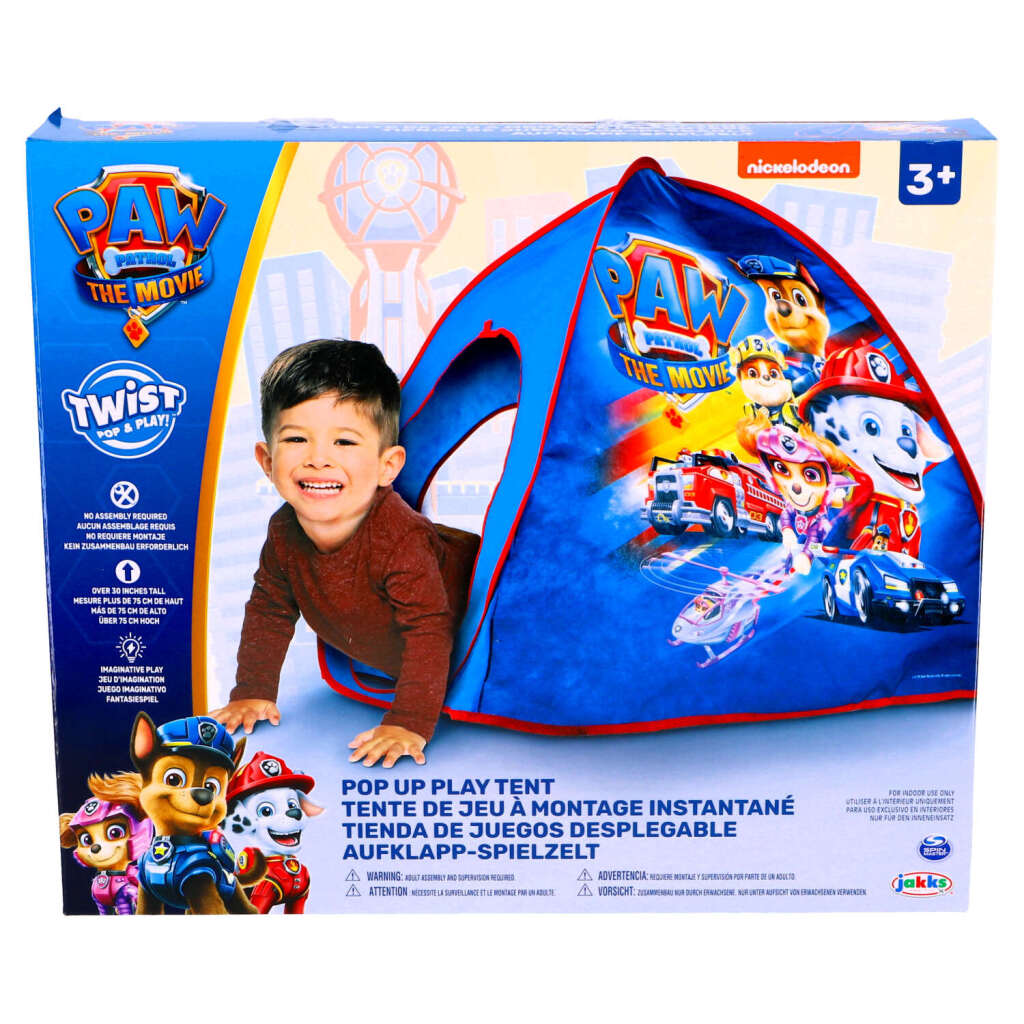 Paw Patrol pop-up tent blauw rood