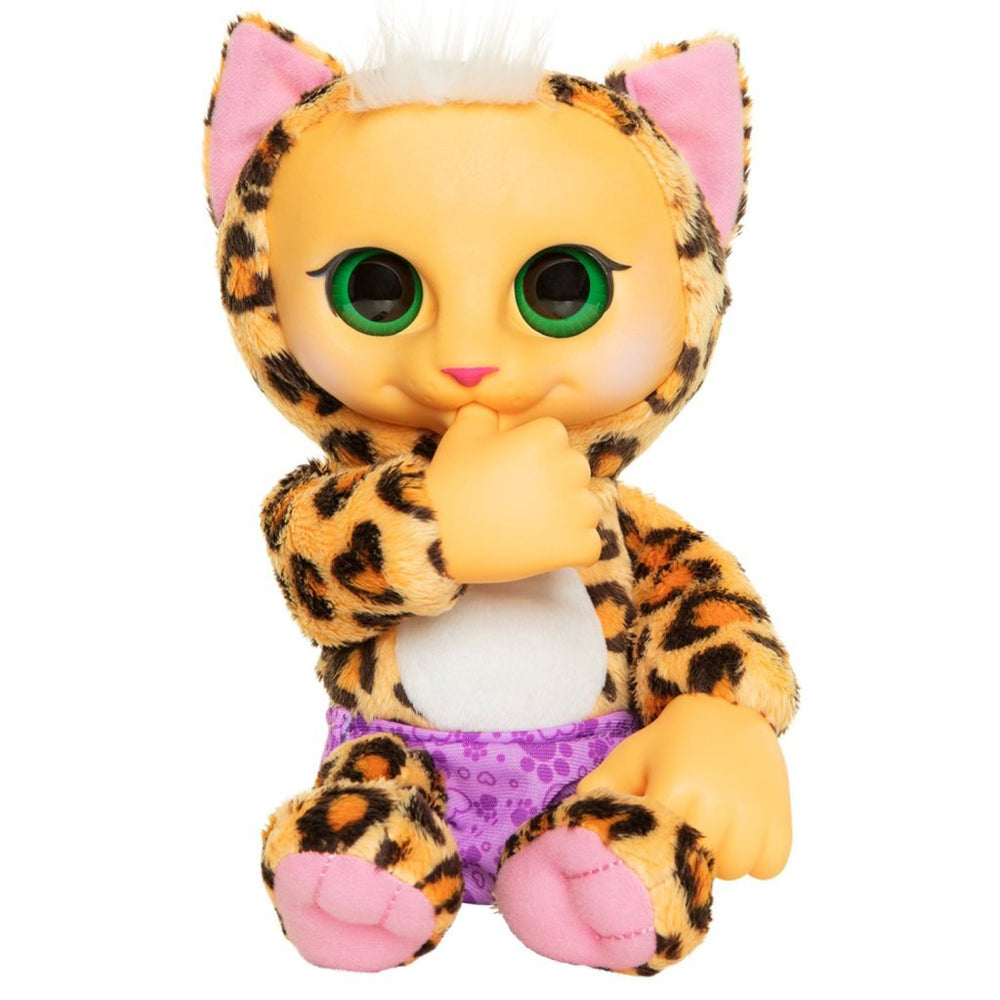 Jakks dierenbaby's luipaard + geluid