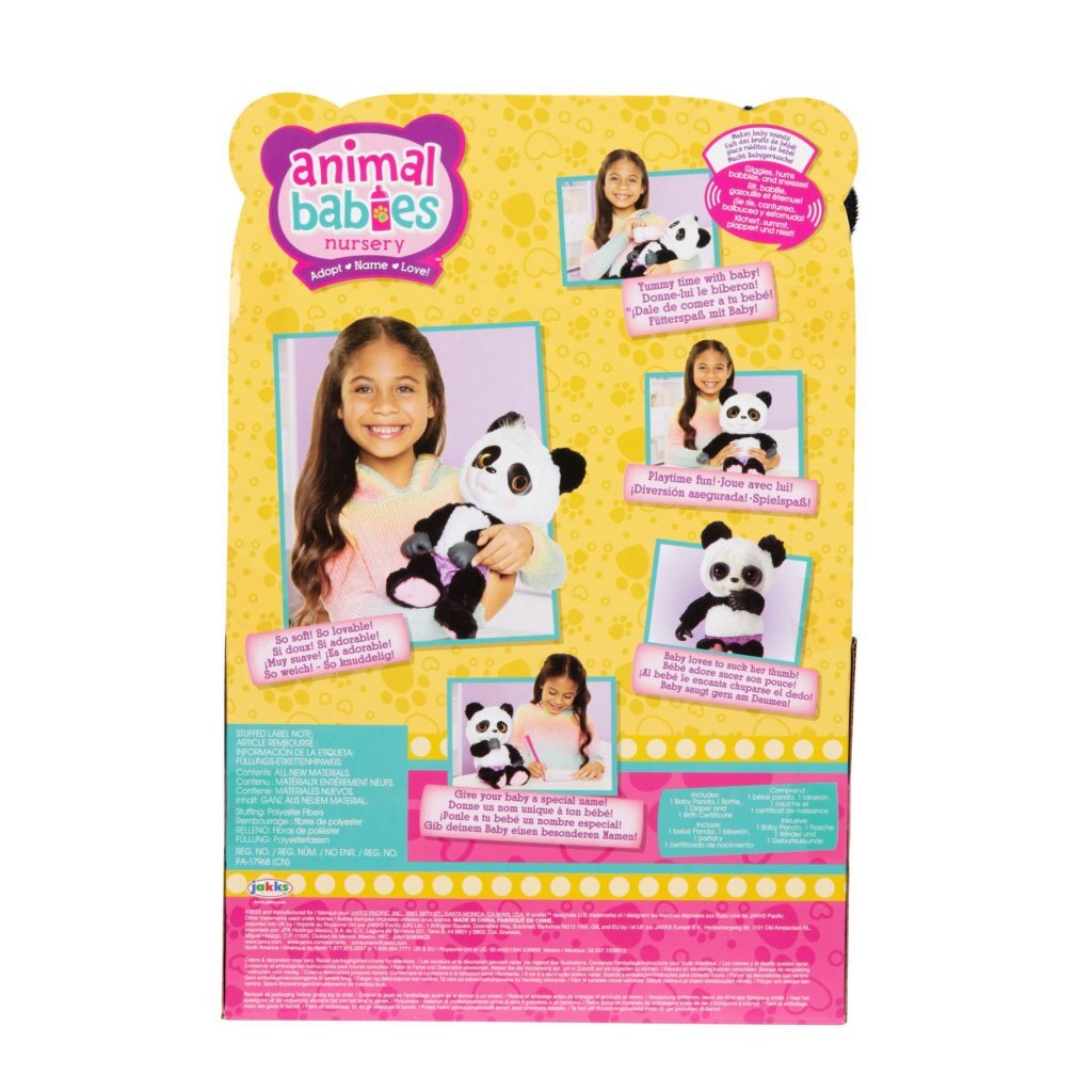 Jakks dierenbaby's panda + geluid