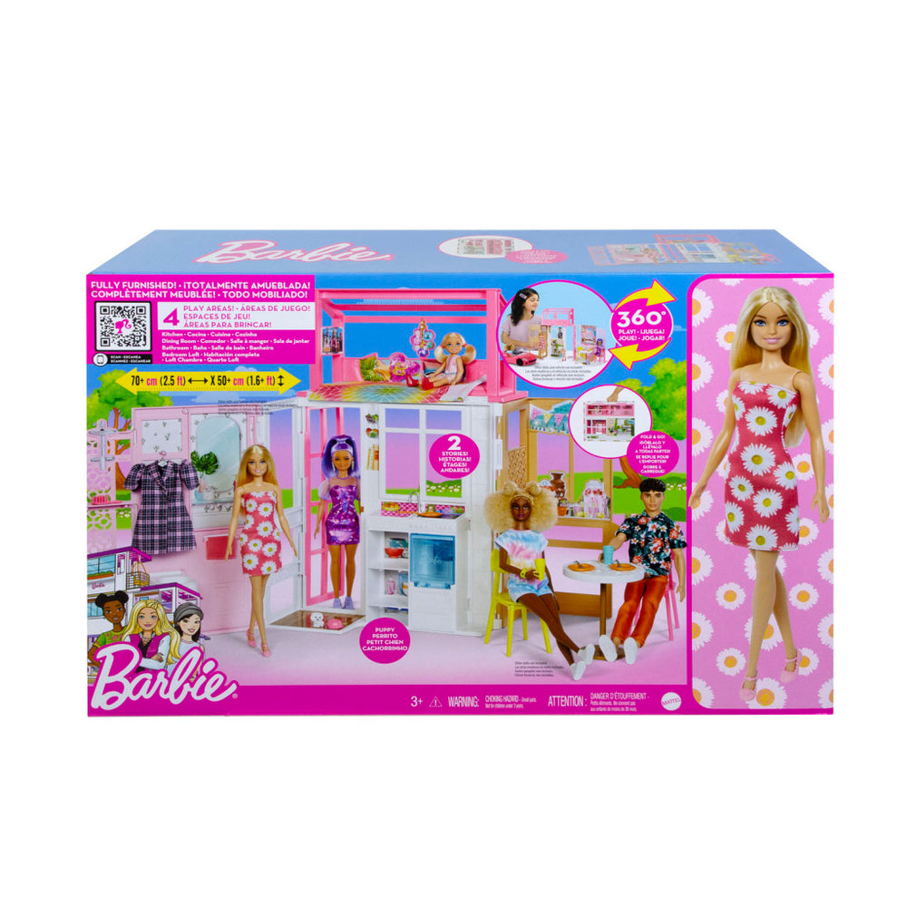 Barbiehuis met pop