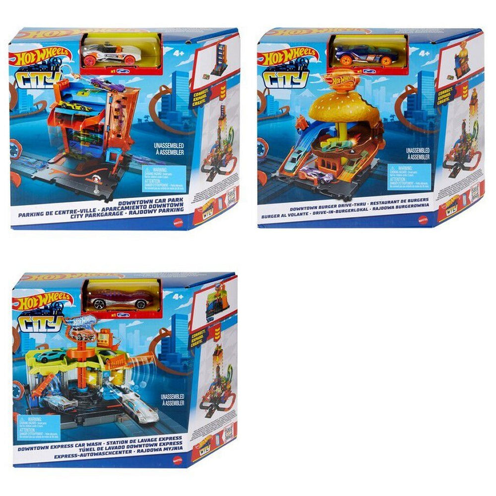 Mattel City Downtown Speelset Assortiment
