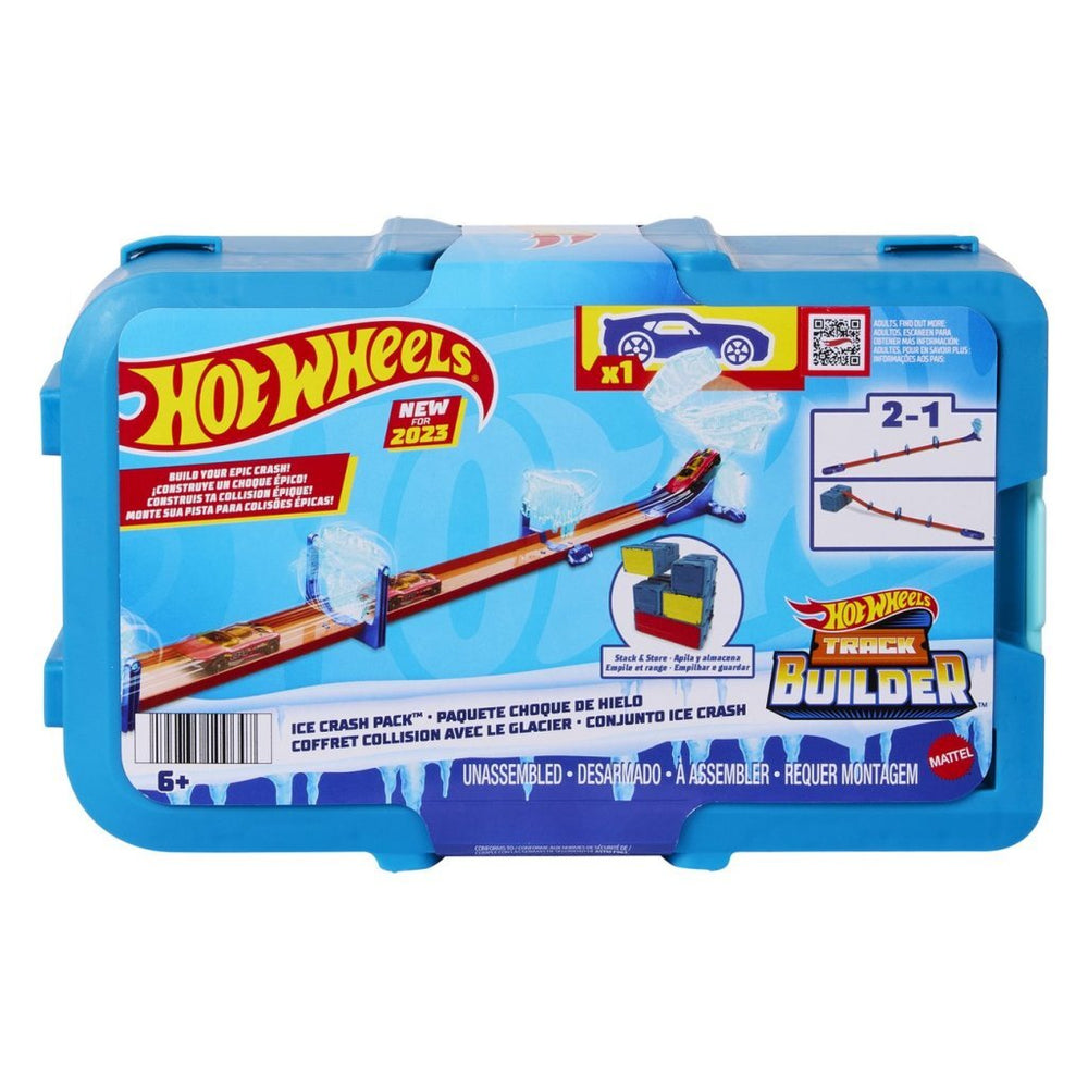 Hot wheels baanbouwer ijzige crashset