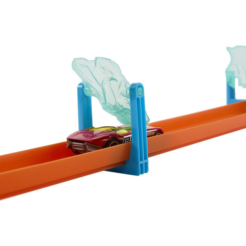 Mattel hot wheels track builder ijzige crashset