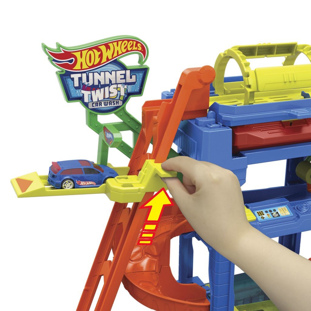 Mattel Hot Wheels City Tunnel Twist Autowasstraat