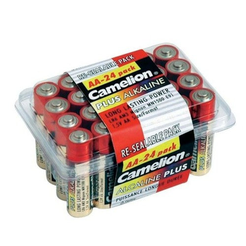 Camelion Plus alkalisch aa lr6 batterijdoos 24 stuks