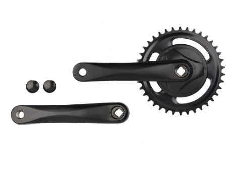 Vinty crankstel 38t 1 8“, crank 170mm met schijf, zwart