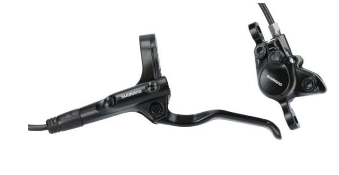 Shimano hydraulische schijfremset mt200 voor - zonder remschijf - zwart (werkplaatsverpakking)