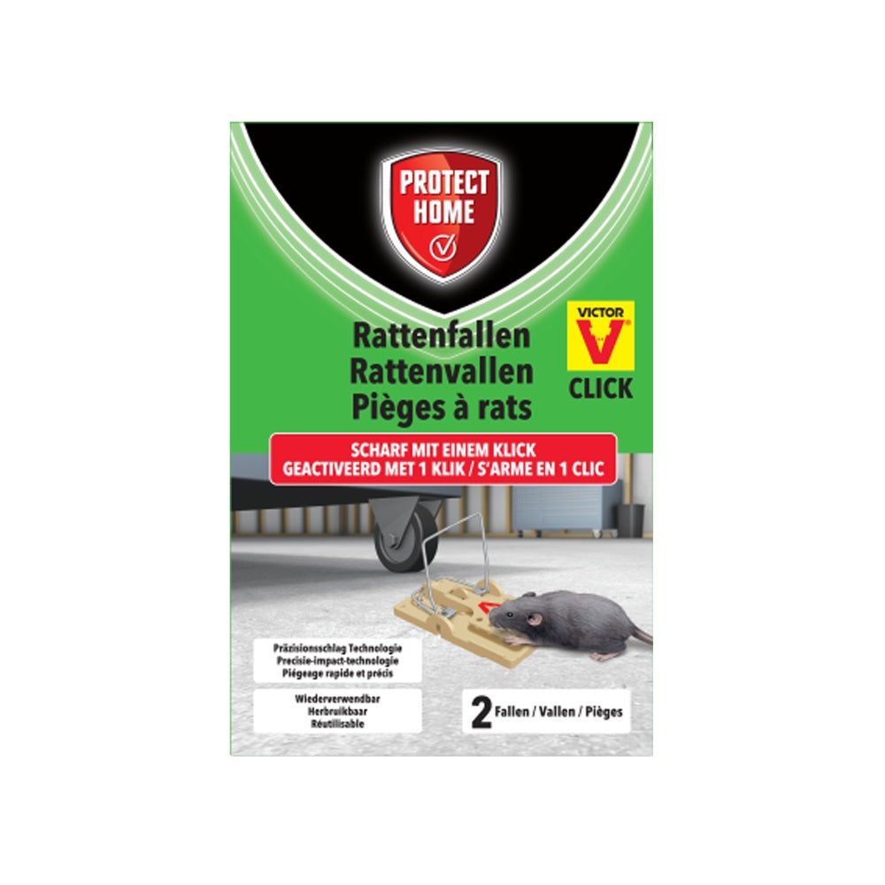 Pro-tect 1066345 - val ratten plastic 2 stuks | 2 stuks