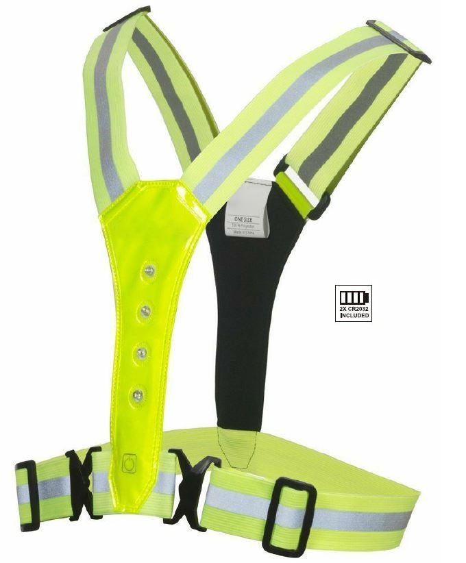 Enzo benson led veiligheidsvest reflecterend met led - 5700333