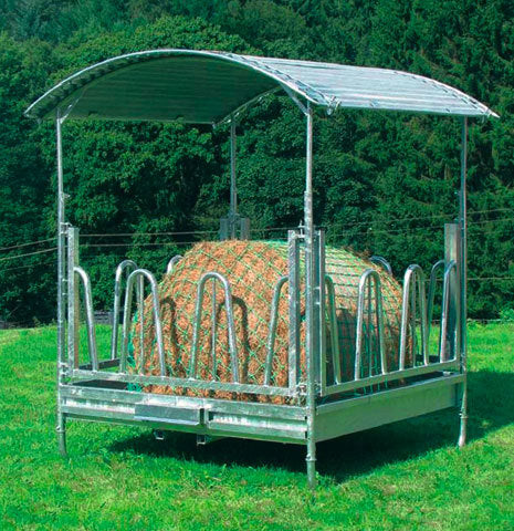 Producten voerbesparend net 2 8 x 2 8m maaswijdte 10cm