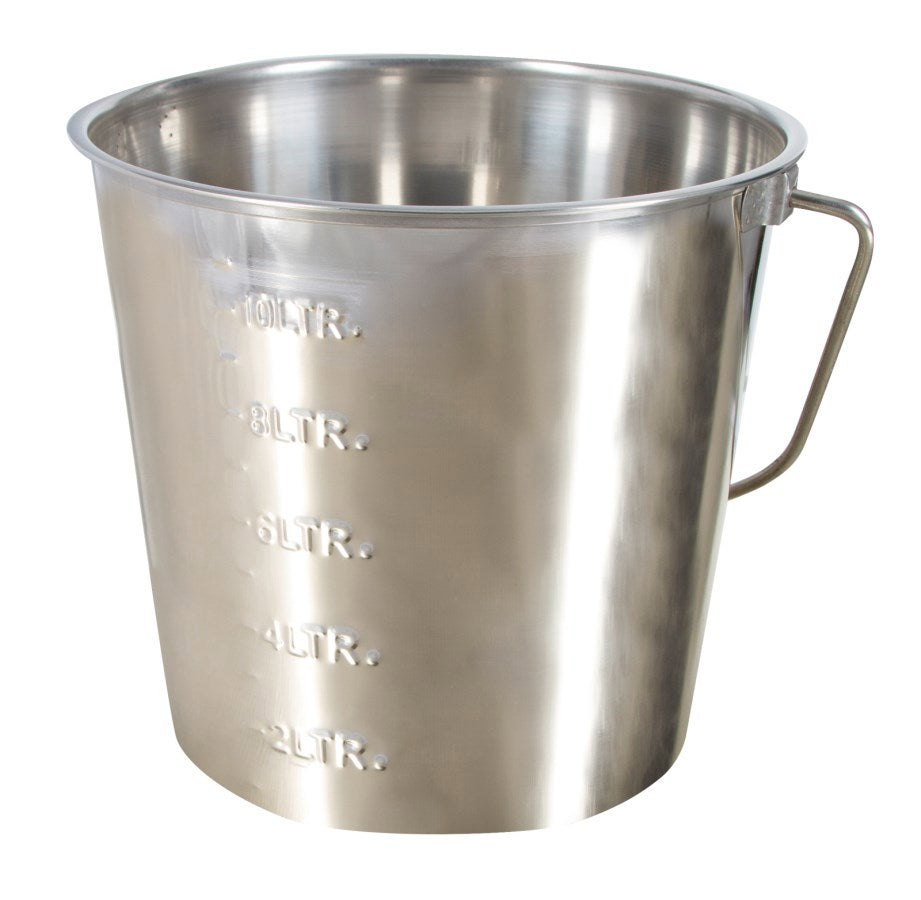 Producten emmer rvs met hengsel 12 3l