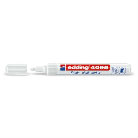 Edding krijtmarker e-4095 (wit)