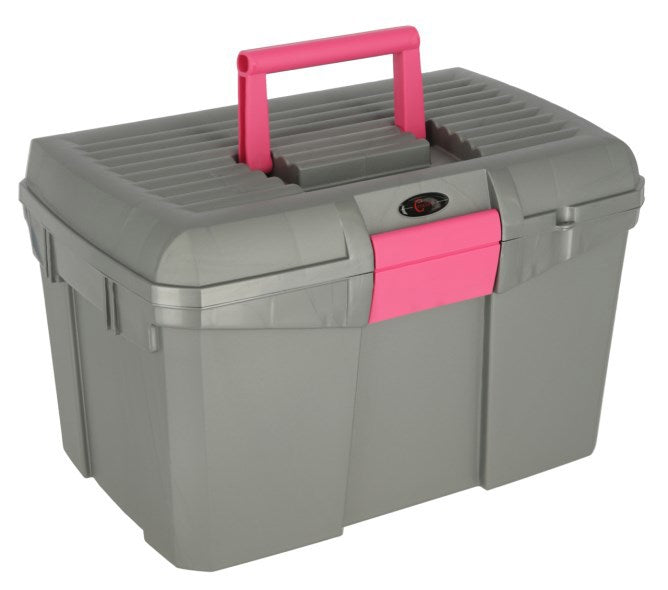 Producten poetskist siena plus inzetbakje grijsroze