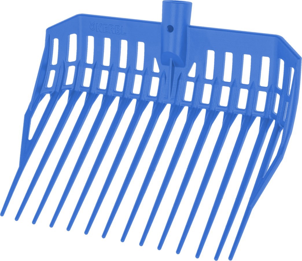 Mm eurotool producten vijgenvork mini kunststof blauw los