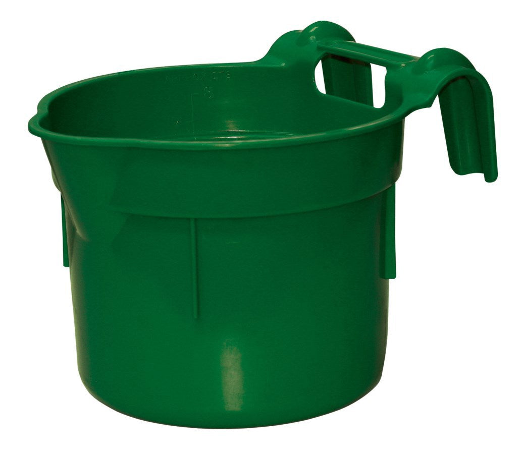 Abi voerbak kunststof hangon groen 8l
