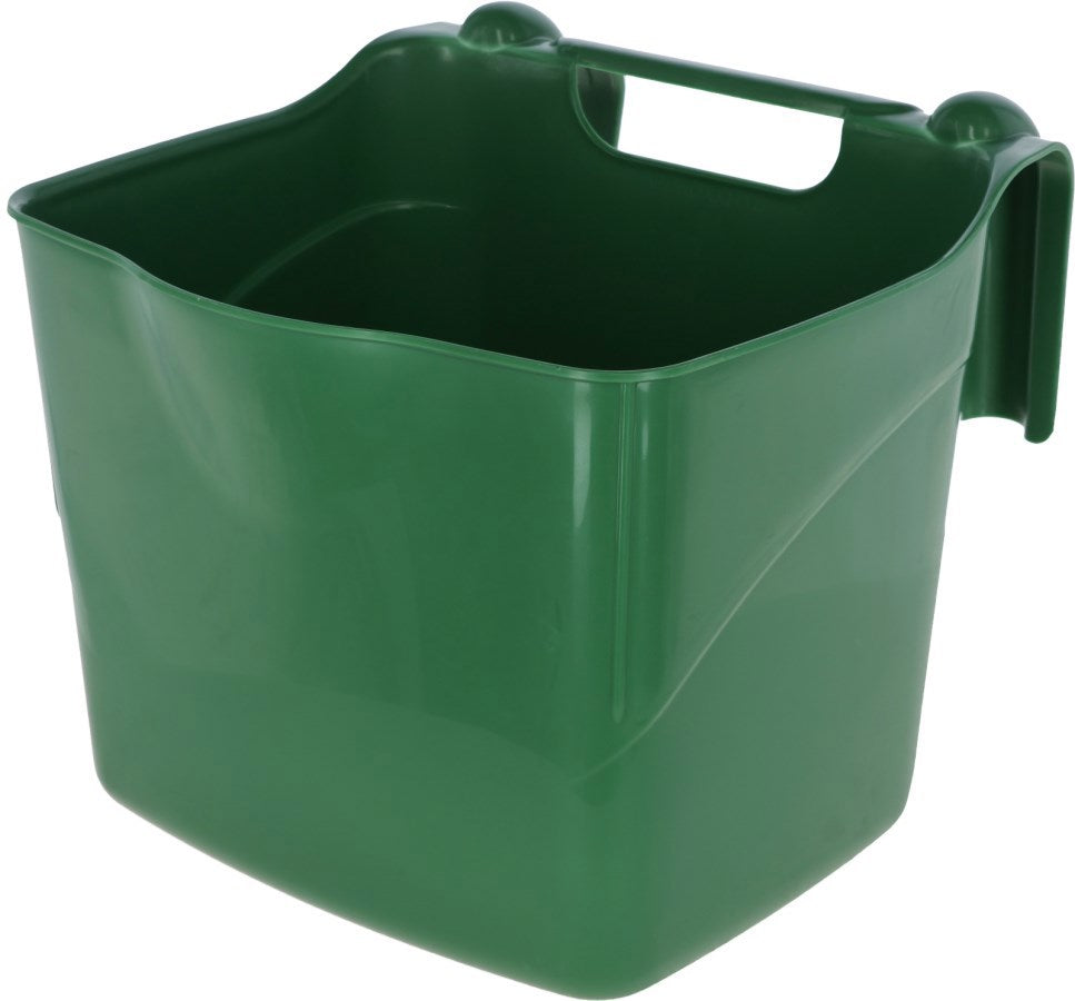 Abi voerbak kunststof hangon groen 22l