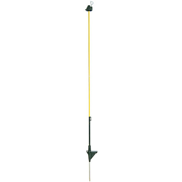 Ako producten glasfiberpaal ovaal 106cm pluskrul metalen pen 10 stuks