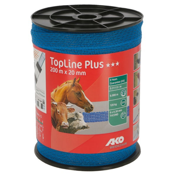 Ako producten topline plus schriklint blauw 2cm 200m