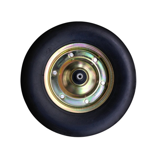 Fort producten massief wiel 400x100 gegalvaniseerde velg as 13cm