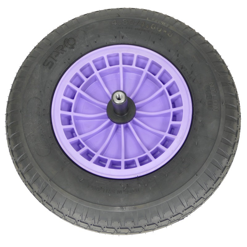 Fort producten wiel 4 80 4 00x8 4ply band kunststof velg lavendel as 20cm