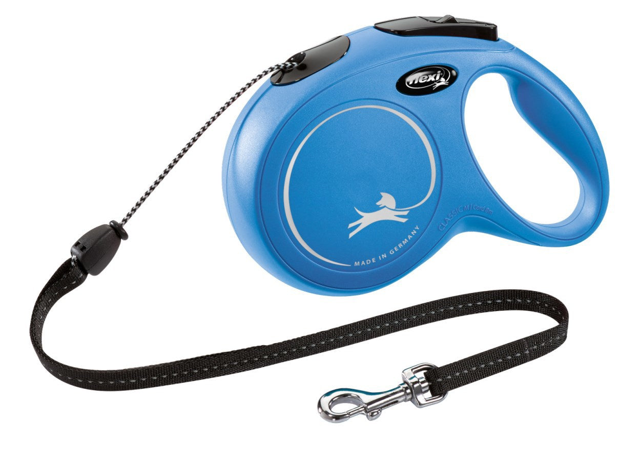 Flexi rollijn klassiek koord blauw