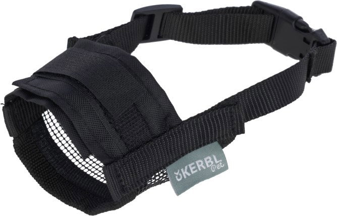 Producten nylon muilkorf hond mt l zwart