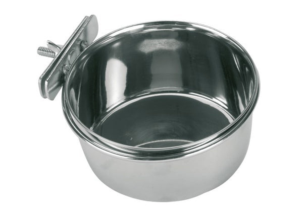 Kerbl rvs bakje 600 ml 12 cm schroefbevestiging voor vogels