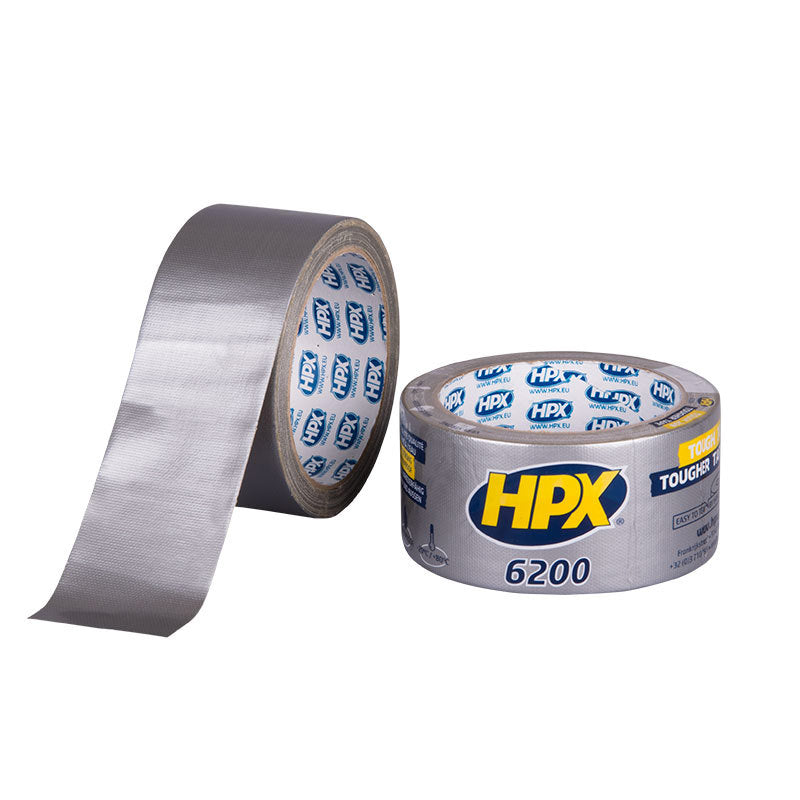 Hpx producten duct tape reparatietape grijs 48mm x 10m