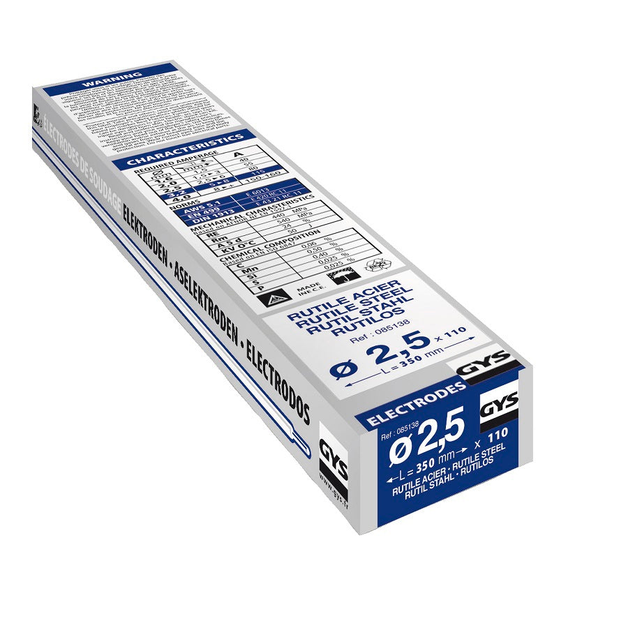 Gys producten las elektrode 2 5mm 110st
