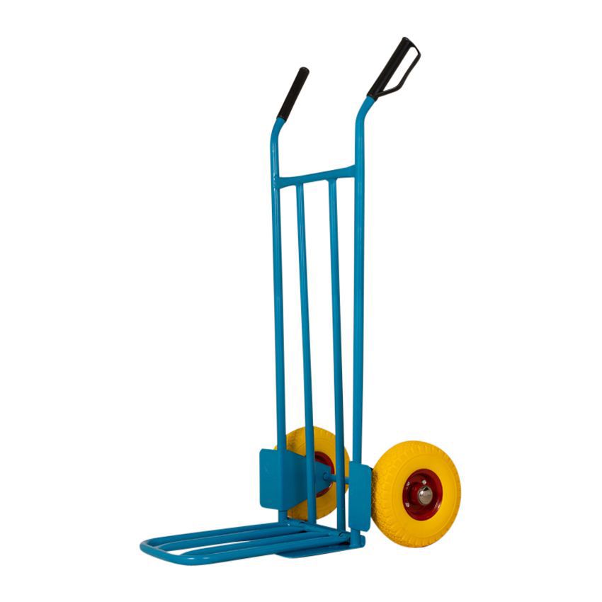 Steekwagen + klep anti lek wielen 200kg.