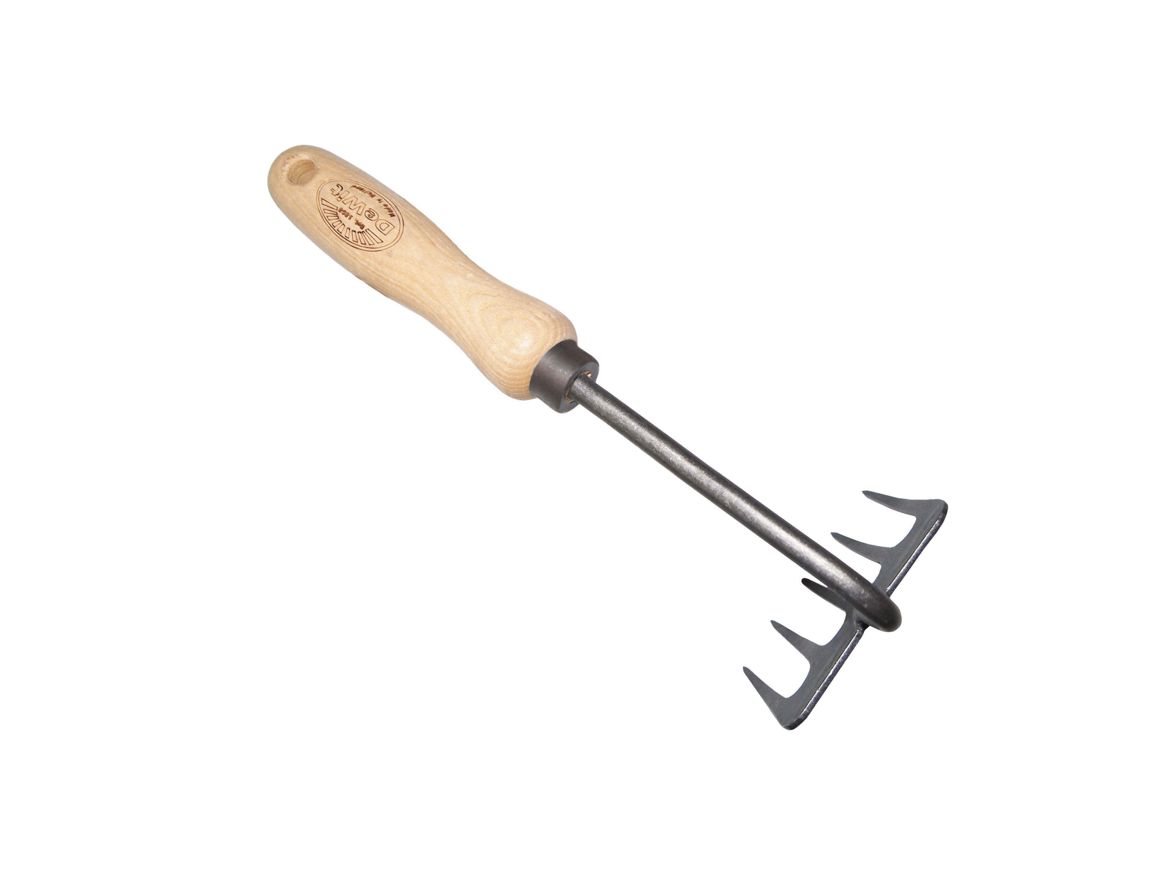 De wit producten handhark gesmeed 5 tands essen handvat 14cm stardewitstar