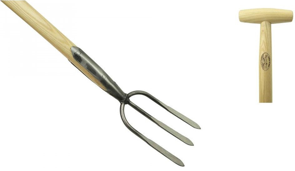 De wit producten tuinvork 3 tands essen steel 900mm stardewitstar
