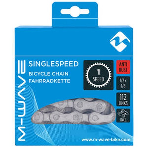 chaîne 1 2 x 1 8 pouces 112 maillons 1S argent antirouille
