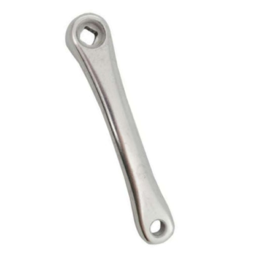 Crank ond. cr. links 170mm spieloos geb. alu zilver orient smal